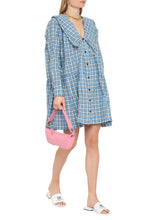 Load image into Gallery viewer, Checked cotton shirtdress
