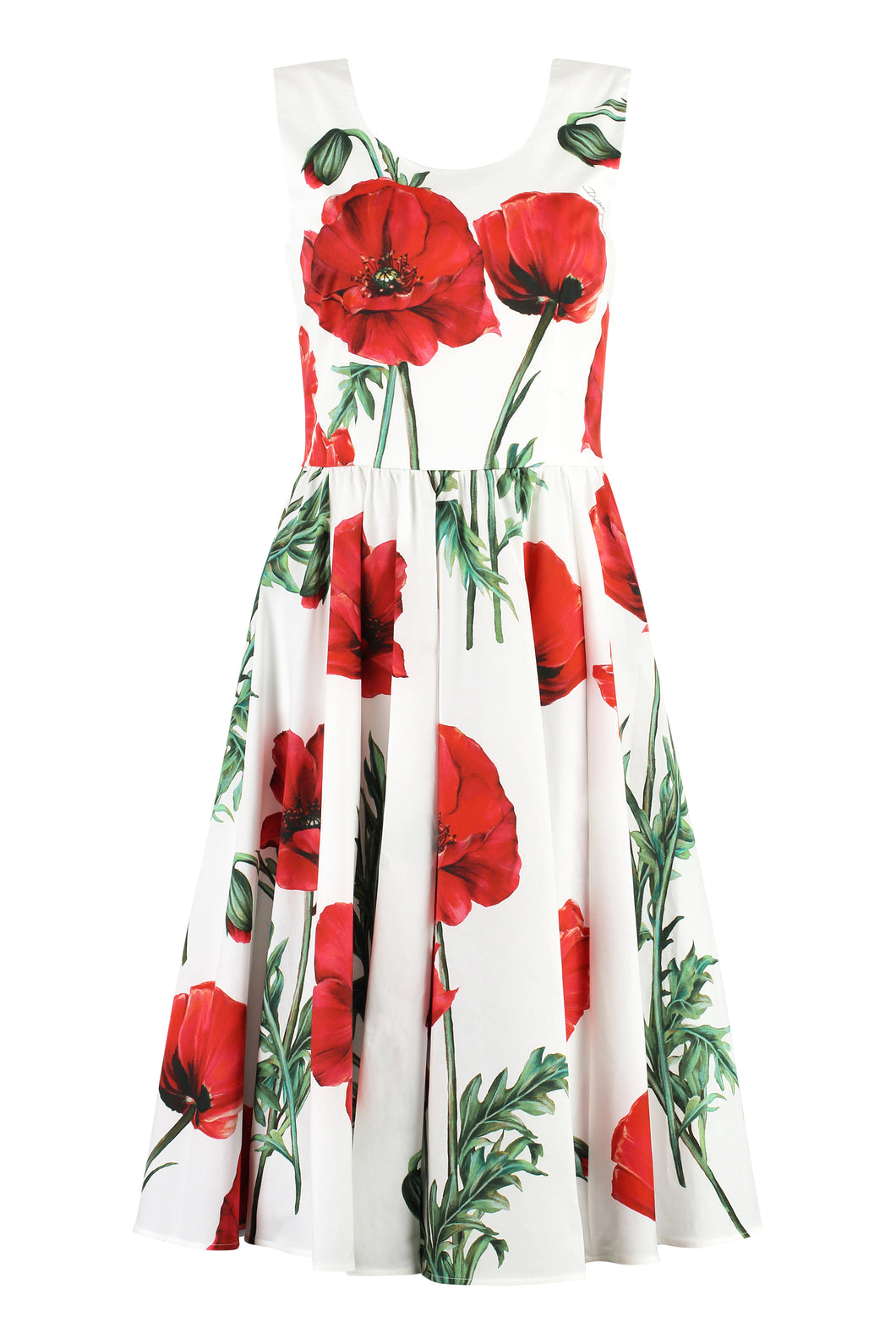 Abito in cotone stampato