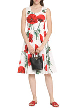 Carica l&#39;immagine nel visualizzatore di Gallery, Abito in cotone stampato
