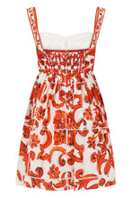 Load image into Gallery viewer, Mini dress in printed cotton
