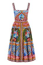 Carica l&#39;immagine nel visualizzatore di Gallery, Abito in cotone stampato
