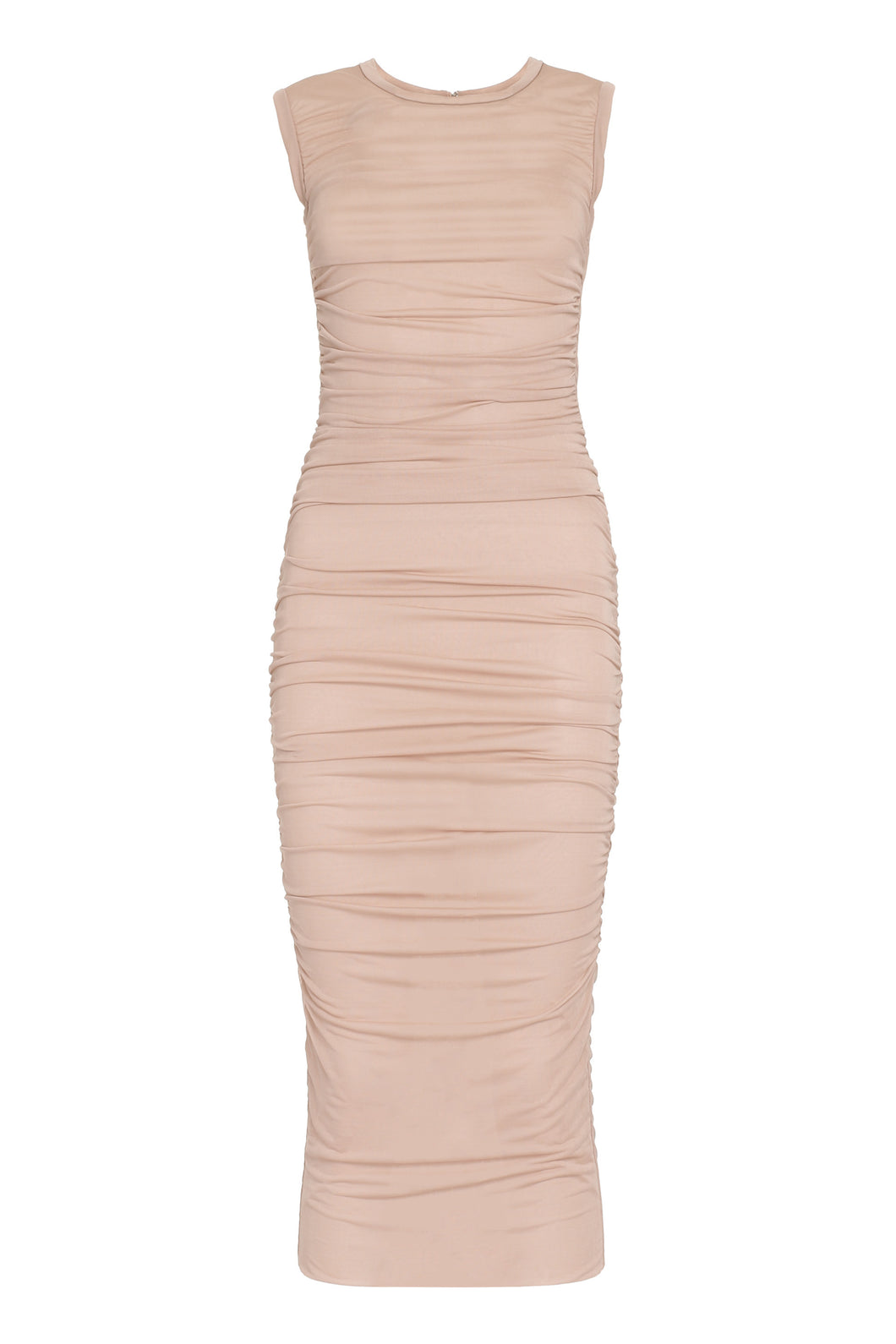 Draped sheath dress