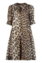 Carica l&#39;immagine nel visualizzatore di Gallery, Abito chemisier stampa animalier
