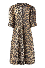 Carica l&#39;immagine nel visualizzatore di Gallery, Abito chemisier stampa animalier
