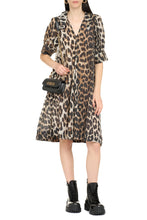 Carica l&#39;immagine nel visualizzatore di Gallery, Abito chemisier stampa animalier
