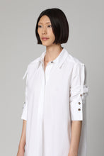 Carica l&#39;immagine nel visualizzatore di Gallery, Abito chemisier oversize in cotone
