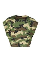 Carica l'immagine nel visualizzatore di Gallery, Crop-top in cotone con logo
