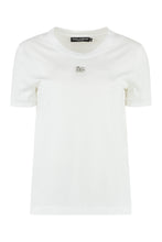 Carica l'immagine nel visualizzatore di Gallery, T-shirt in cotone con logo gioiello

