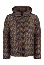 Load image into Gallery viewer, Reversible hooded down jacket
