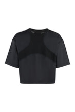 Carica l'immagine nel visualizzatore di Gallery, T-shirt crop con logo
