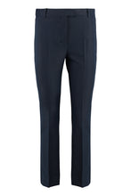 Carica l'immagine nel visualizzatore di Gallery, Pantaloni in viscosa stretch con orlo svasato
