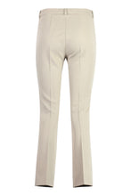 Carica l'immagine nel visualizzatore di Gallery, Pantaloni in viscosa stretch con orlo svasato
