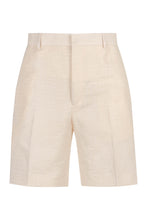 Load image into Gallery viewer, Cotton and linen bermuda-shorts
