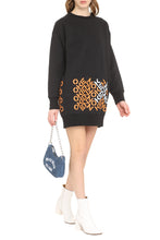 Load image into Gallery viewer, Logo print cotton sweatdress
