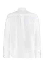 Carica l'immagine nel visualizzatore di Gallery, Camicia in cotone stretch con collo button-down
