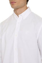 Carica l'immagine nel visualizzatore di Gallery, Camicia in cotone stretch con collo button-down
