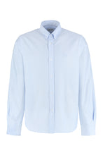 Carica l'immagine nel visualizzatore di Gallery, Camicia in cotone stretch con collo button-down
