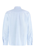Carica l'immagine nel visualizzatore di Gallery, Camicia in cotone stretch con collo button-down
