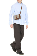 Carica l'immagine nel visualizzatore di Gallery, Camicia in cotone stretch con collo button-down
