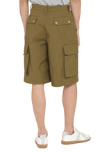 Load image into Gallery viewer, Cotton cargo bermuda shorts
