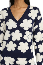 Carica l'immagine nel visualizzatore di Gallery, Maglione jacquard in lana e cotone
