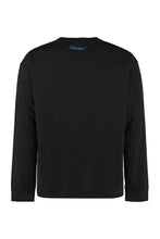 Carica l'immagine nel visualizzatore di Gallery, T-shirt a maniche lunghe in cotone con stampa
