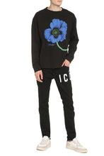 Carica l'immagine nel visualizzatore di Gallery, T-shirt a maniche lunghe in cotone con stampa
