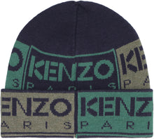 Carica l'immagine nel visualizzatore di Gallery, Cappello in maglia con intarsio logo
