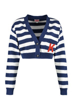 Carica l'immagine nel visualizzatore di Gallery, Cardigan in cotone con logo
