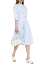 Carica l&#39;immagine nel visualizzatore di Gallery, Abito in cotone a righe
