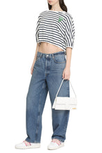 Carica l'immagine nel visualizzatore di Gallery, T-shirt in cotone a righe
