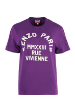 Carica l'immagine nel visualizzatore di Gallery, T-shirt Rue Vivienne in cotone con stampa
