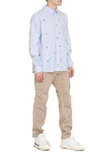 Carica l'immagine nel visualizzatore di Gallery, Camicia in cotone con collo button-down
