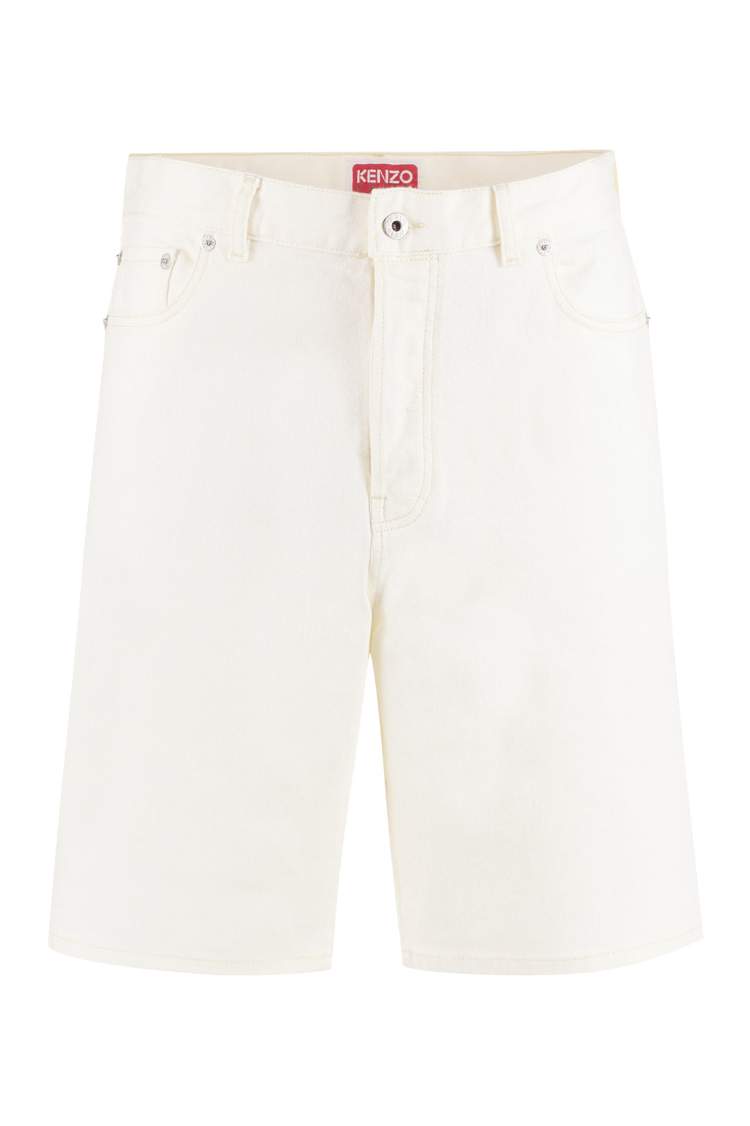 Denim bermuda shorts