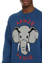 Carica l'immagine nel visualizzatore di Gallery, Pullover girocollo in lana e cotone
