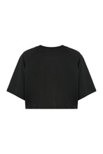 Carica l'immagine nel visualizzatore di Gallery, Crop top in cotone con logo
