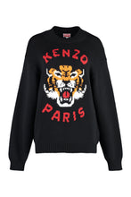 Carica l'immagine nel visualizzatore di Gallery, Pullover girocollo in misto cotone
