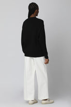 Carica l'immagine nel visualizzatore di Gallery, Pullover girocollo in misto cotone
