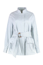 Load image into Gallery viewer, Belted cotton jacket
