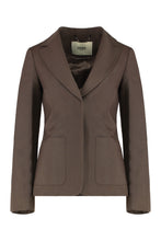 Load image into Gallery viewer, Wool-mohair blend blazer
