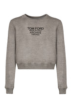 Load image into Gallery viewer, Logo detail cotton sweatshirt

