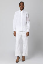 Carica l'immagine nel visualizzatore di Gallery, Camicia in cotone con collo button-down
