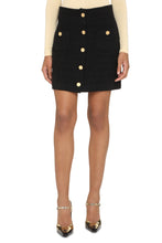 Load image into Gallery viewer, Flower tweed mini-skirt
