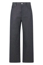 Carica l'immagine nel visualizzatore di Gallery, Pantaloni a gamba larga in denim
