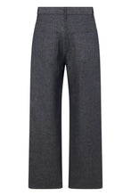 Carica l'immagine nel visualizzatore di Gallery, Pantaloni a gamba larga in denim

