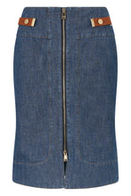 Carica l'immagine nel visualizzatore di Gallery, Gonna in denim con zip
