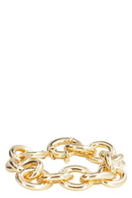 Carica l'immagine nel visualizzatore di Gallery, Bracciale Amanda in metallo dorato

