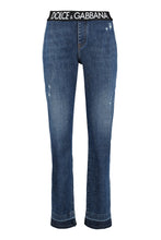 Carica l'immagine nel visualizzatore di Gallery, Cropped jeans a vita alta
