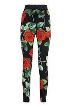 Carica l'immagine nel visualizzatore di Gallery, Leggings stampati in misto seta

