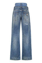 Carica l'immagine nel visualizzatore di Gallery, Jeans wide-leg a 5 tasche
